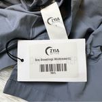 Zyia  Active Gray Drawstring Windbreaker. Size Large. NWT Photo 5