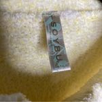 Soybu  yellow‎ fuzzy fleece jacket size large Photo 1