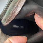 Miu Miu vintage leather ankle bootie heels Y2K Photo 8