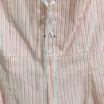 EXPRESS Stretch Pink Strapless Floral Dress Photo 5