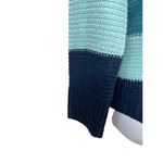 Jason Maxwell  Blue Combo Striped Pullover Sweater PM NWT Photo 4