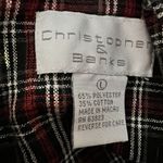 Christopher & Banks VTG L Black Polo Shirt SS Embroidered Scottish Terrier Dog Photo 3