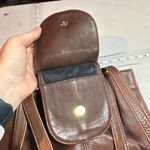 Vintage‎ Hobo International Leather Purse Bucket crossbody Bag Brown Size Small Brown Photo 2