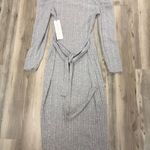 Almost Famous  Gray Maxi Dress NWT Photo 1
