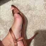 AREZZO Women's Metallic copper Brown heels! Size 8 Photo 2