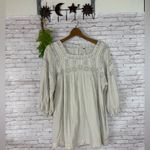 Free People Off White Eyelet Lace Embroidered Azalea Tunic Photo 2