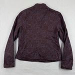Peruvian Connection  Size 10 Jacket Geometric Print Zip Up 100% Pima Cotton Photo 5