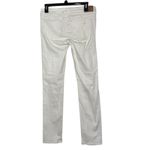 Hollister  Y2K White Skinny Low Rise Ripped Jeans size 28 Photo 1