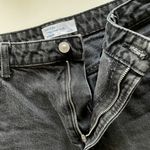 Bershka Ripped Mom Jeans Black Photo 8