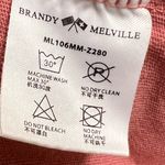 Brandy Melville  Pink Butterfly Crop Top Short Sleeve T-Shirt - One Size - VGUC Photo 5