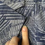 Anthropologie Cartonnier Navy Fern Brocade Smart Suit Jacket Womens Size 10 Blue Photo 12