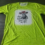 Green and white cow graphic tee. Women's xxl This Heifer don't take no bull Size XL Photo 0