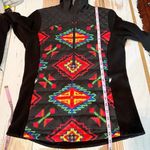 Ralph Lauren Active Aztec Southwestern Print Half Zip Fleece Jacket Size Small Photo 3
