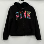 PINK - Victoria's Secret Pink‎ Victoria secret black lined jacket xs Photo 0