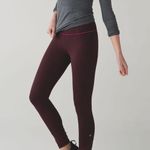 Lululemon  $98 Pace Queen Tight *Full On Luxtreme Bordeaux Drama / Raspberry Sz 6 Photo 1