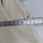 Kaufmanfranco Cream Wool Blend Knit Vest Faux Fur Collar Sleeveless Medium M Photo 5