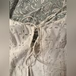 NIA Mia Top (White Eyelet Lace Tie Photo 3