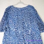 Eliza J  Leopard Print Faux Wrap‎ Dress in Blue Lyst plus size 22W Photo 12