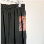 Donna Jessica Pants Womens 1 Black Patchwork Elastic Waist Lagenlook Artsy‎ Boho Black Size undefined Photo 3
