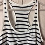 a.n.a  Women's Black and White Striped  Racerback Tank Top Sz S NWT Photo 2