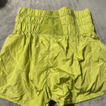 Free People  Yellow Green Shorts Photo 1