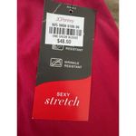 Bold Elements  Stretchy Cut To Curve, Vivid Raspberry Barbie Pink Dress Size Med Photo 4