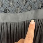 Say What? Say What? Y2K Lace Fit & Flare Dress Sz L Coquette Pleats Bow Ballet Soft Girl Photo 7