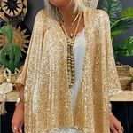 Shinestar gorgeous rose gold sparkling sequined jacket! Photo 0