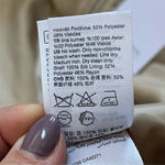 & Other Stories & Other Stories Relaxed Long Silk Blazer Beige Natural Fibers US 12 Old money Photo 11