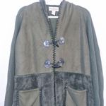 Oliver Long Line Mixed Media Hooded Sweater Cardigan Jacket Size L Size L Photo 3
