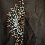 Sarah Spencer Black Linen Beaded Blazer Women’s 12 Shirt Boho Photo 6