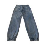 Driftwood  Womans 29 Denim Joggers Ankle Distressed Medium Wash Jeans Photo 5
