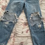 Topshop Moto Hayden boyfriend distressed ripped light blue cotton jeans 26x30” Photo 2