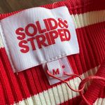 Solid & Striped NWT 
The Carson striped ribbed-knit top
Red and white stripe Photo 3