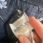 Vintage Floral Navy Skirt Blue Size 26W Photo 2