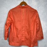 draper's & damon's Draper’s & Damon’s Orange Eyelet Grandmacore Country 3/4 Sleeve Cotton Jacket S Photo 7