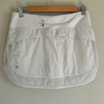 Lululemon  Tennis Skirt White size 6 Photo 1