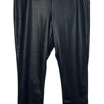 Old Navy  Extra High Waisted Faux Leather Pants Womens 18 Tall Office Rock Grunge Photo 0