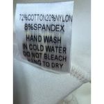 Joh Women's White Wide Leg Pants Pearl Button Trim Pockets Elastic Waist Size L Size L Photo 8