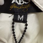 ABS Allen Schwartz  White Camisole with Black Lace Photo 9