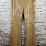 Retrofête Retrofete Julien Sequin Knit Pant in Nude Size Large NWT Photo 2