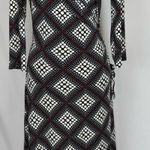 Laundry by Shelli Segal  Black Gray Dress Size 6 Photo 3