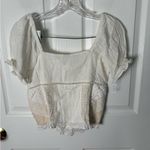 Free People Bali Alana Top & Pant Set in White XS Photo 5