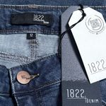 1822 Denim NEW  Ankle Skinny Jeans Frayed Hem Stretch Capsule Comfort Summer 12 Photo 6