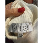 Women's Knitss White Ribbed Turtleneck Shrug One Size Size 0 Photo 4
