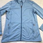 Orvis Horseshoe Hills Full Zip Jacket Women's Size Medium Powder Blue Thumb Loop Photo 9