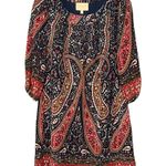 Skies Are Blue Paisley Shift Dress Photo 1