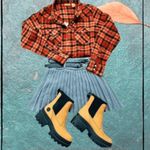 Aerie  Take Charge Blue Sweater Skirt Small New with tag Photo 2