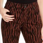 INC Tiger Print Skinny Leg Jeans Brown Size 4 Photo 12