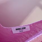 Double Zero NWOT  Pink Knit Tank Top Photo 2